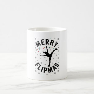 Caneca De Café Feliz Flipmas Patinador de Gelo Patinação no Gelo