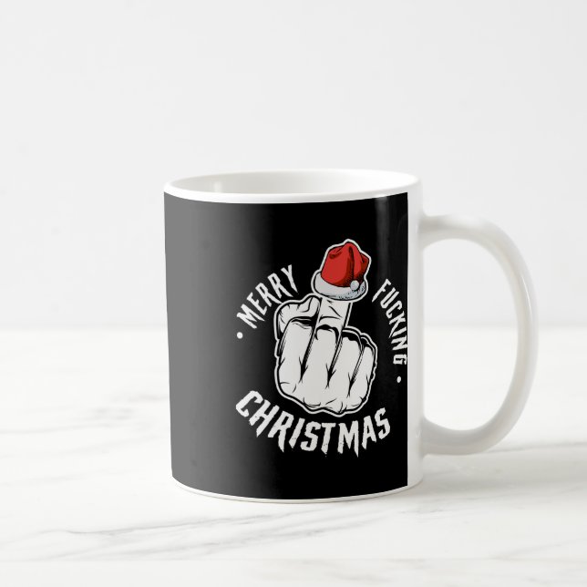 Caneca De Café Feliz Forte Natal Inapropriado Homens Divertidos A (Direita)