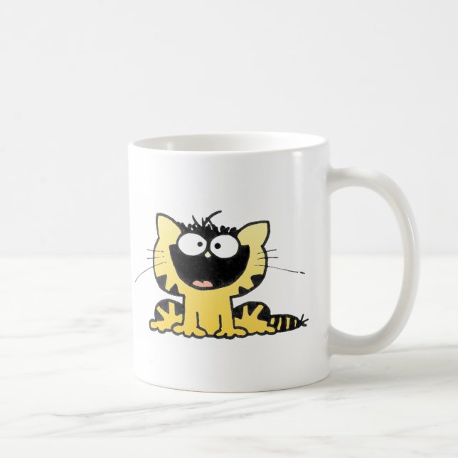 Caneca De Café Feliz-Gatinho (Direita)