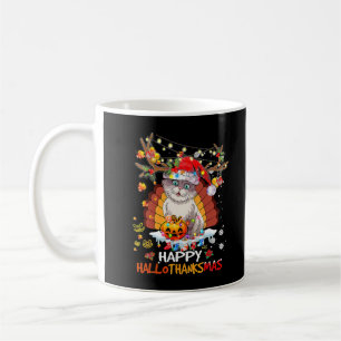 Caneca De Café Feliz Hallothanksmas 2021Feliz de Dia das Bruxas d