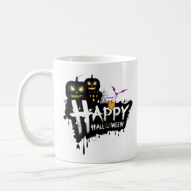 Caneca De Café Feliz Halloween (Esquerda)