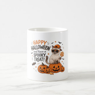 Caneca De Café Feliz Halloween Abóbora de Tratamento Assustador