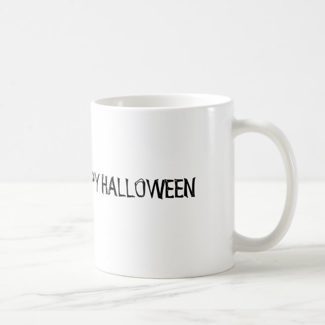 Caneca De Café Feliz Halloween Assustador Pumpkin Mug (Direita)