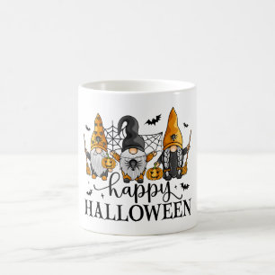Caneca De Café Feliz Halloween Gnomos