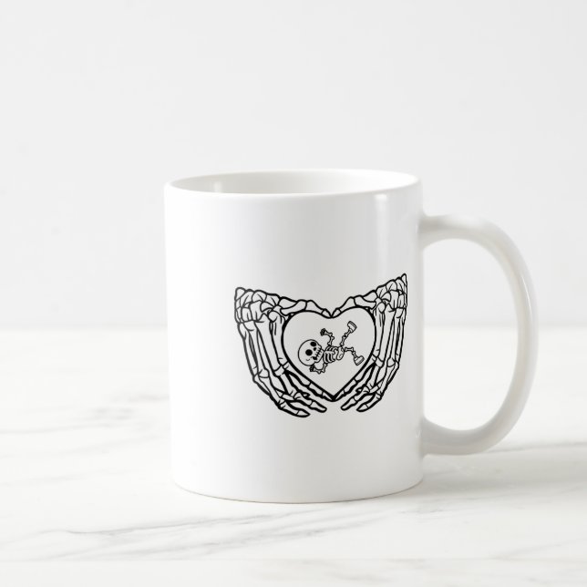 Caneca De Café Feliz Halloween, Grávida Ba (Direita)