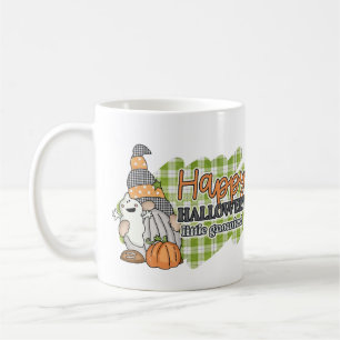 Caneca De Café Feliz Halloween Pequenos Gnomos Gnome de Halloween