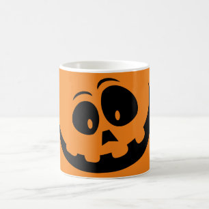 Caneca De Café Feliz Halloween Pumpkin Face Jack O Lanterna