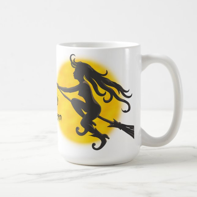 Caneca De Café Feliz Halloween Witch Mug (Direita)