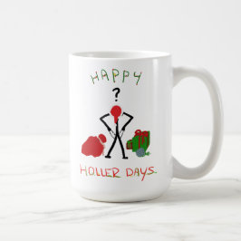 Caneca De Café Feliz Holerdays 2 - falido para o Natal.