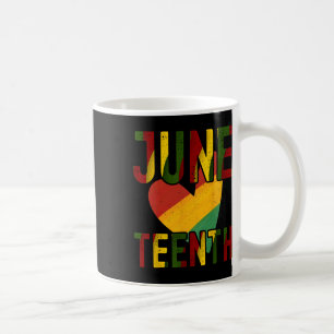 Caneca De Café Feliz Juntee É Meu Dia de Independência Negro Livr