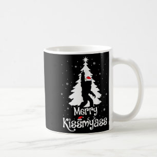 Caneca De Café Feliz Kissmy Divertido Pé Grande Yeti Sasquatch Na