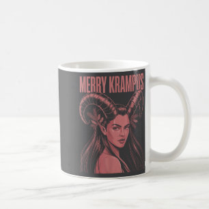 Caneca De Café Feliz Krampus Irônico Natal Lilith Feminino Sombri