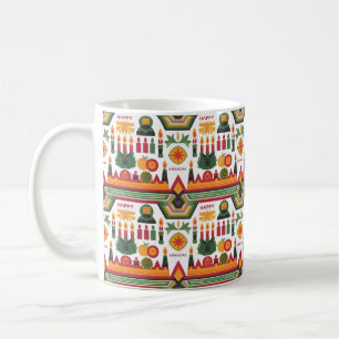 Caneca De Café Feliz Kwanzaa Ideia do Presente