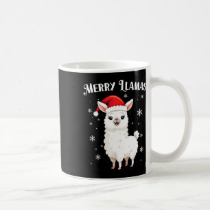 Caneca De Café Feliz Lhamas Natal engraçado Férias animais Llama