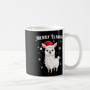 Caneca De Café Feliz Lhamas Natal engraçado Férias animais Llama