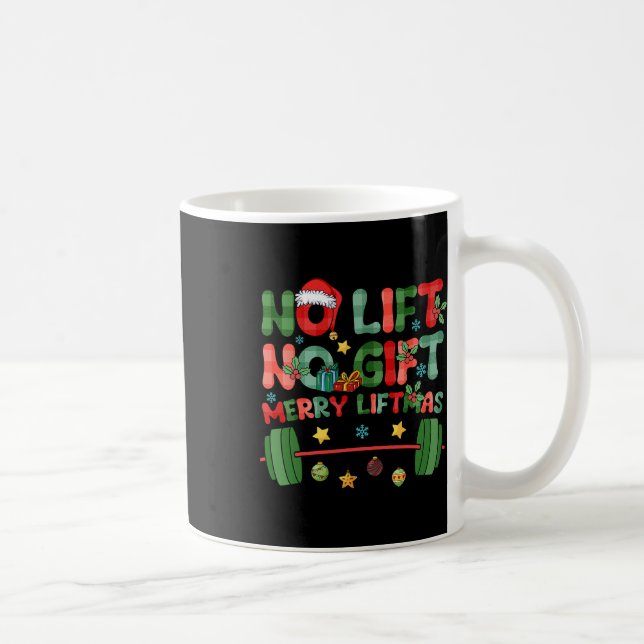 Caneca De Café Feliz Liftmas Sem Elevação Sem Presença De Natal G (Direita)