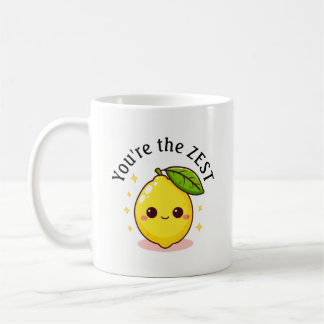 Caneca De Café Feliz Limão Você É o Zeste Personalizado