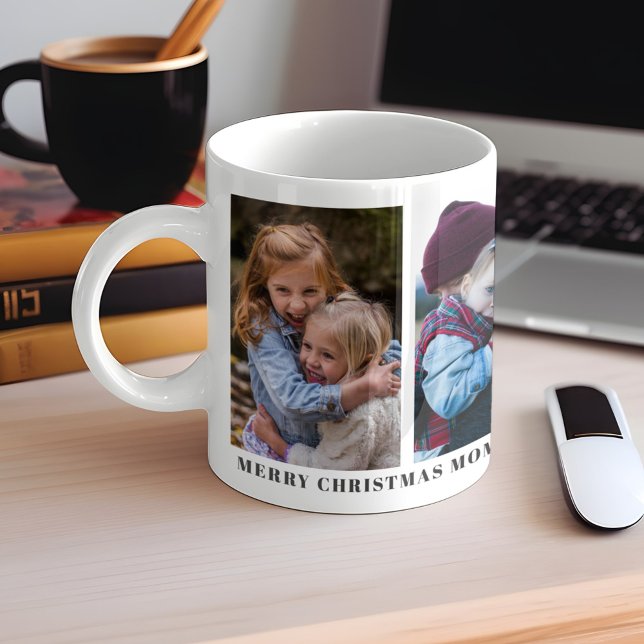 Caneca De Café Feliz Mamãe de Natal Personalizada Mug (Criador carregado)