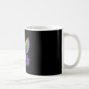 Caneca De Café Feliz Mardi Gras Unicorn Mask New Orleans Girls