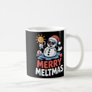 Caneca De Café Feliz Meltmas Snowman Xmas Em Julho