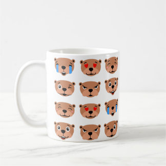 Caneca De Café feliz menininho emoji kawaii