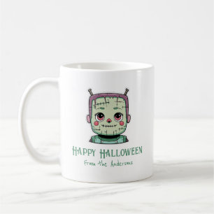 Caneca De Café Feliz Monstro das Halloween