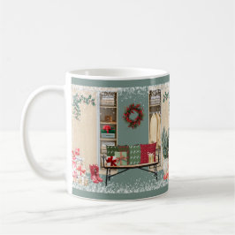 Caneca De Café Feliz Mudroom Cena Neve