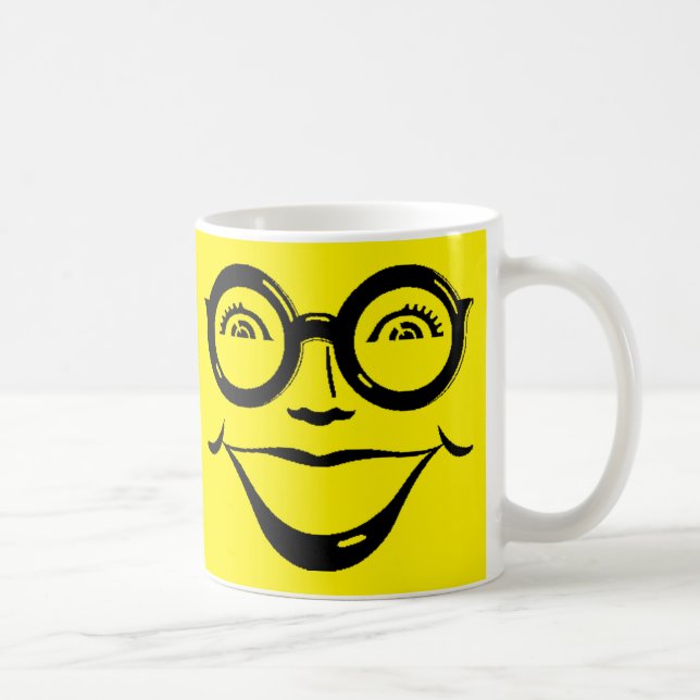 Caneca De Café Feliz Mug (Direita)