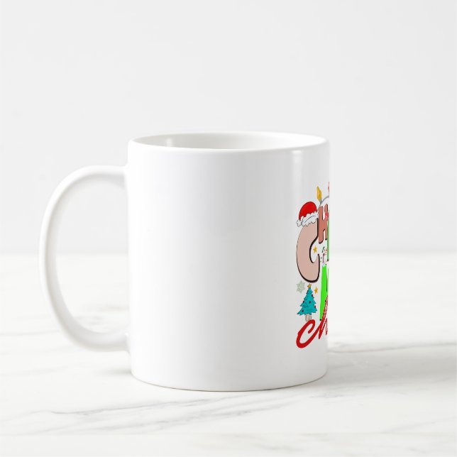 Caneca De Café Feliz Natal (Esquerda)