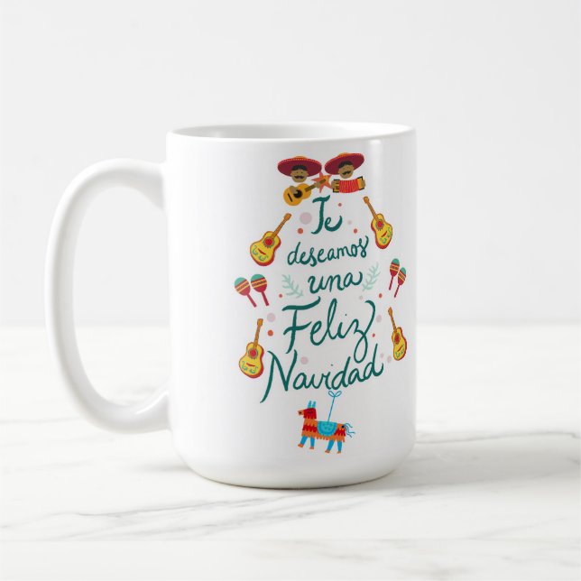 Caneca De Café Feliz Natal (Esquerda)