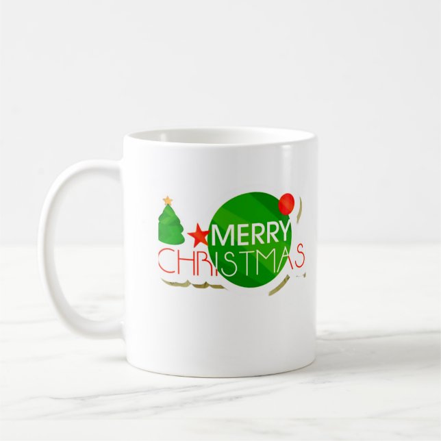Caneca De Café Feliz Natal (Esquerda)