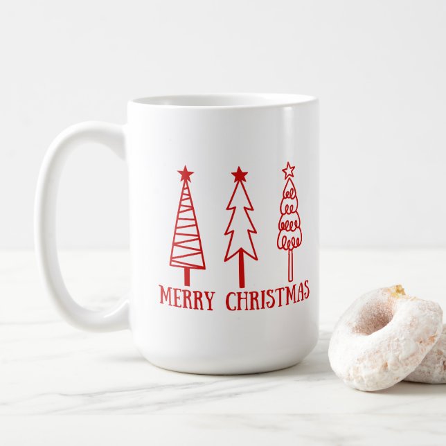 Caneca De Café Feliz Natal (Com Donut)