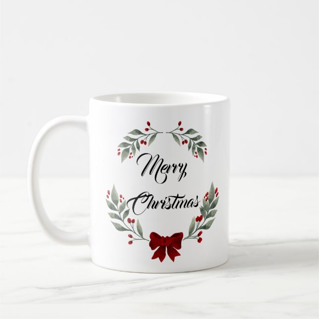 Caneca De Café Feliz Natal (Esquerda)
