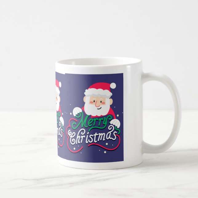 Caneca De Café "Feliz Natal" (Direita)