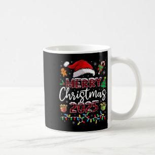 Caneca De Café Feliz Natal 2025 Papai Noel Elfo Divertido Família