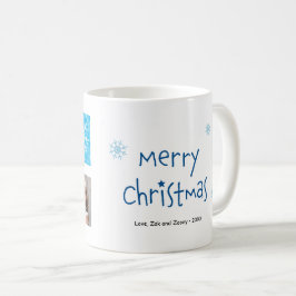 Caneca De Café Feliz Natal 2 Fotografia Personalizada Mug