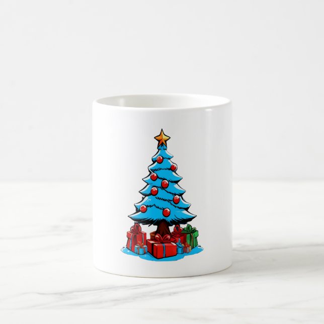 Caneca De Café Feliz Natal 3D (Centro)