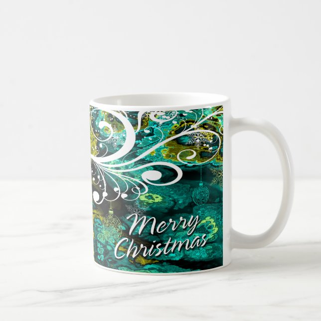 Caneca De Café Feliz Natal 8 Mug (Direita)