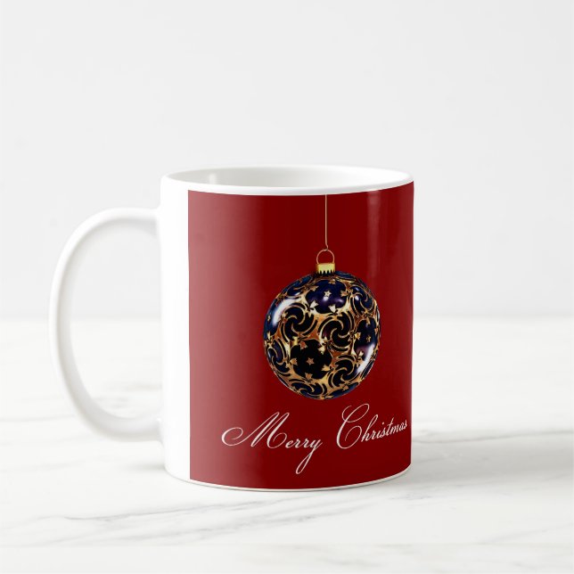 Caneca De Café Feliz Natal 90 Mug (Esquerda)
