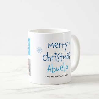 Caneca De Café Feliz Natal Abuelo 2 Fotografia Personalizada Mug