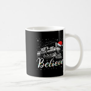 Caneca De Café Feliz Natal Acredita No Natal Da Família Papai Noe