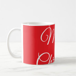 Caneca De Café Feliz Natal adicionar nome texto presente personal