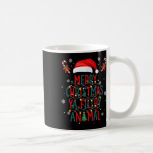 Caneca De Café Feliz Natal Animal Sujo Ya Xmas Family Pajam