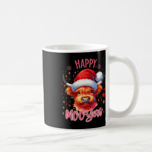 Caneca De Café Feliz Natal Ano Novo 2025 - Design das Vacas Highl