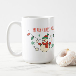 Caneca De Café Feliz Natal, Bonitão, Luzes de Natal