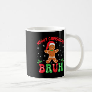 Caneca De Café Feliz Natal Bruh Gingercake Cookies Amor Xmas