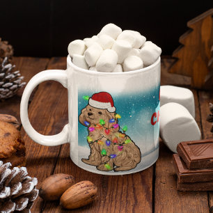Caneca De Café Feliz Natal Cachorro Cachorro Cachorro Cachorro Ca