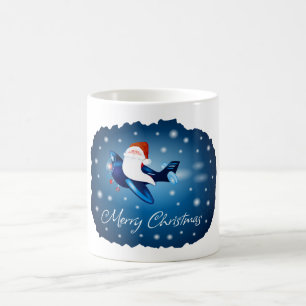 Caneca De Café Feliz Natal com Papai Noel