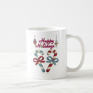 Caneca De Café Feliz Natal Coração de Cana de Açúcar