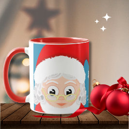 Caneca De Café Feliz Natal da Sra. Claus
